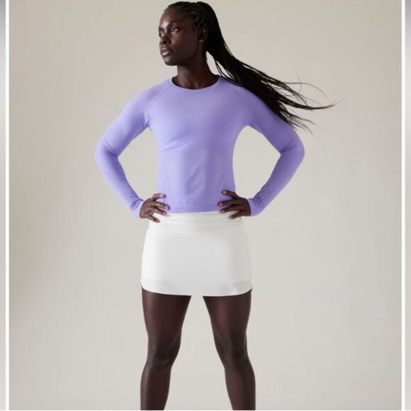 Athleta Run With It Skort White Size 3X - White - Picture 1 of 10